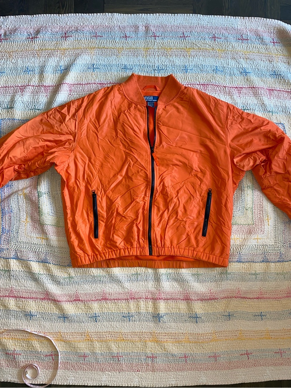 Men’s Polo Ralph Lauren Fleece Lined Nylon Bomber Jacket Size XL